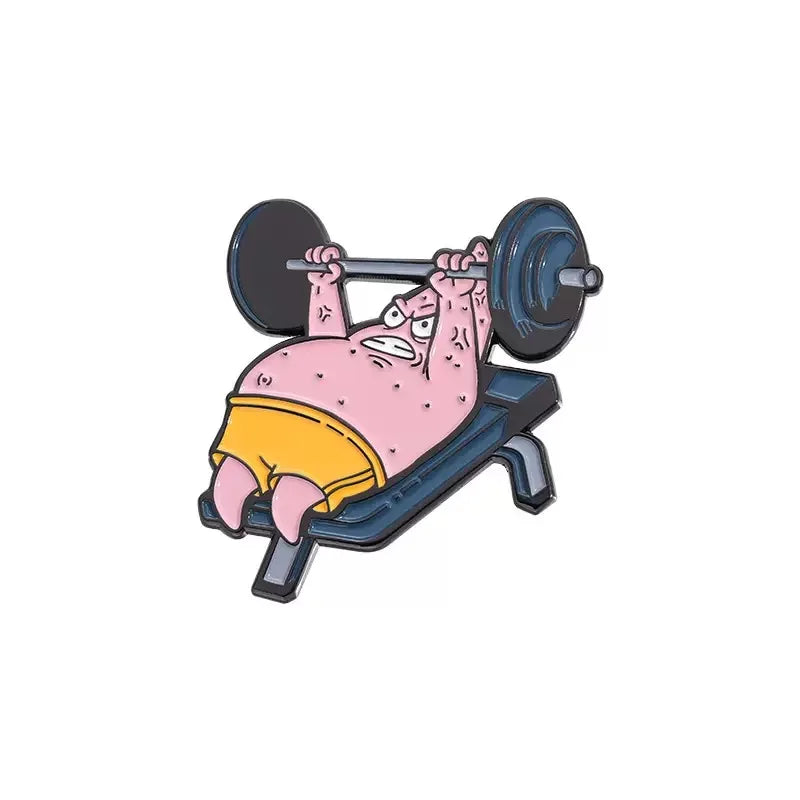 SpongeBob SquarePants Patrick Star Brooch Lapel Pins - Image 3