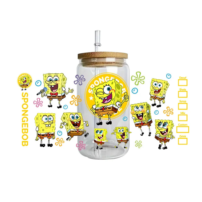 Miniso SpongeBob UV DTF 3D Crystal Stickers - Image 15