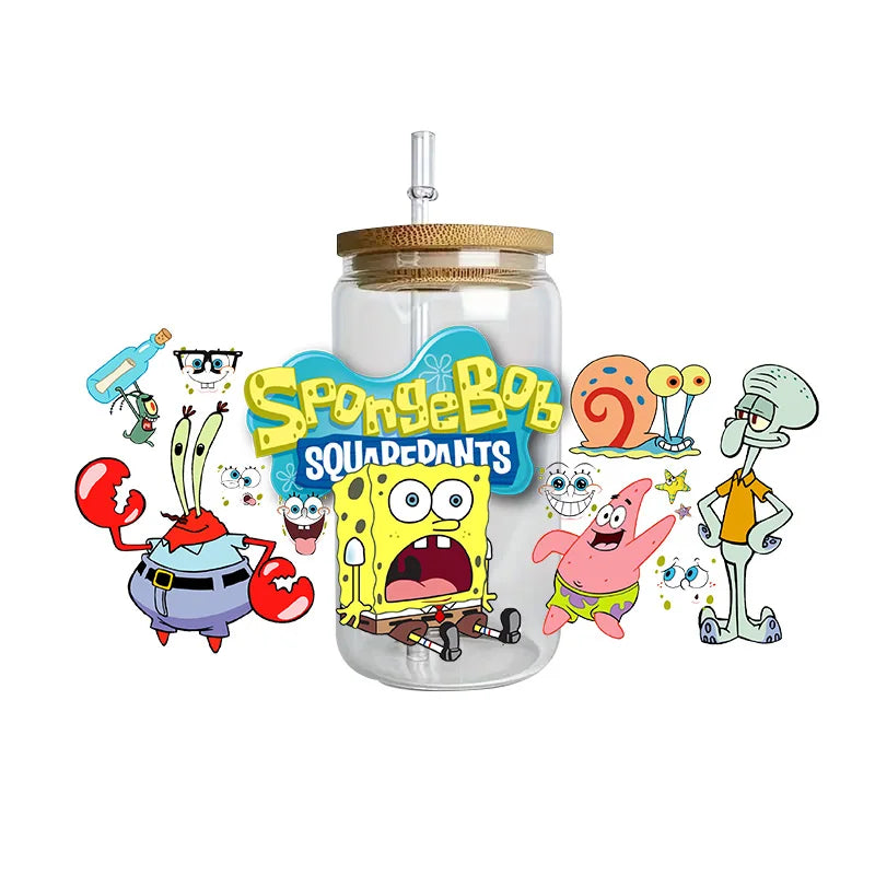 Miniso SpongeBob UV DTF 3D Crystal Stickers - Image 18