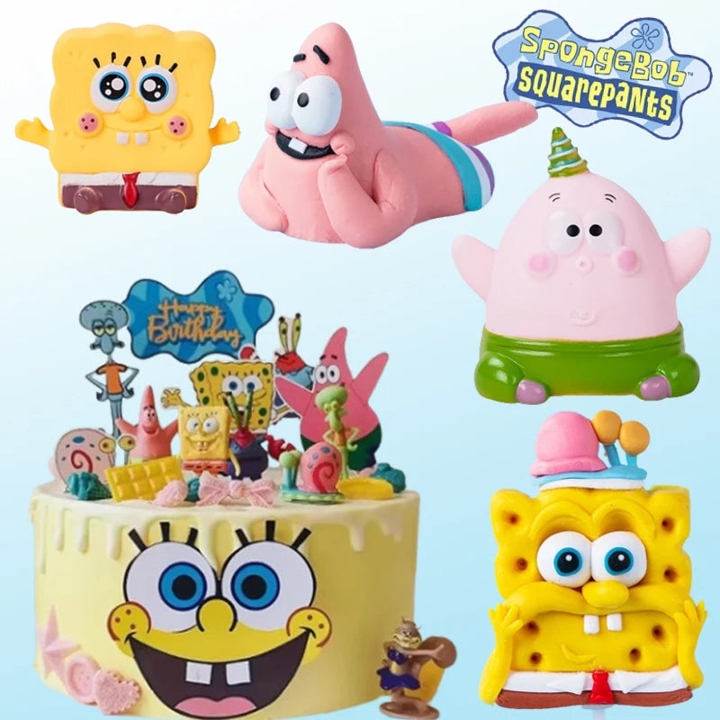 SpongeBob & Patrick Star Cake Decorations
