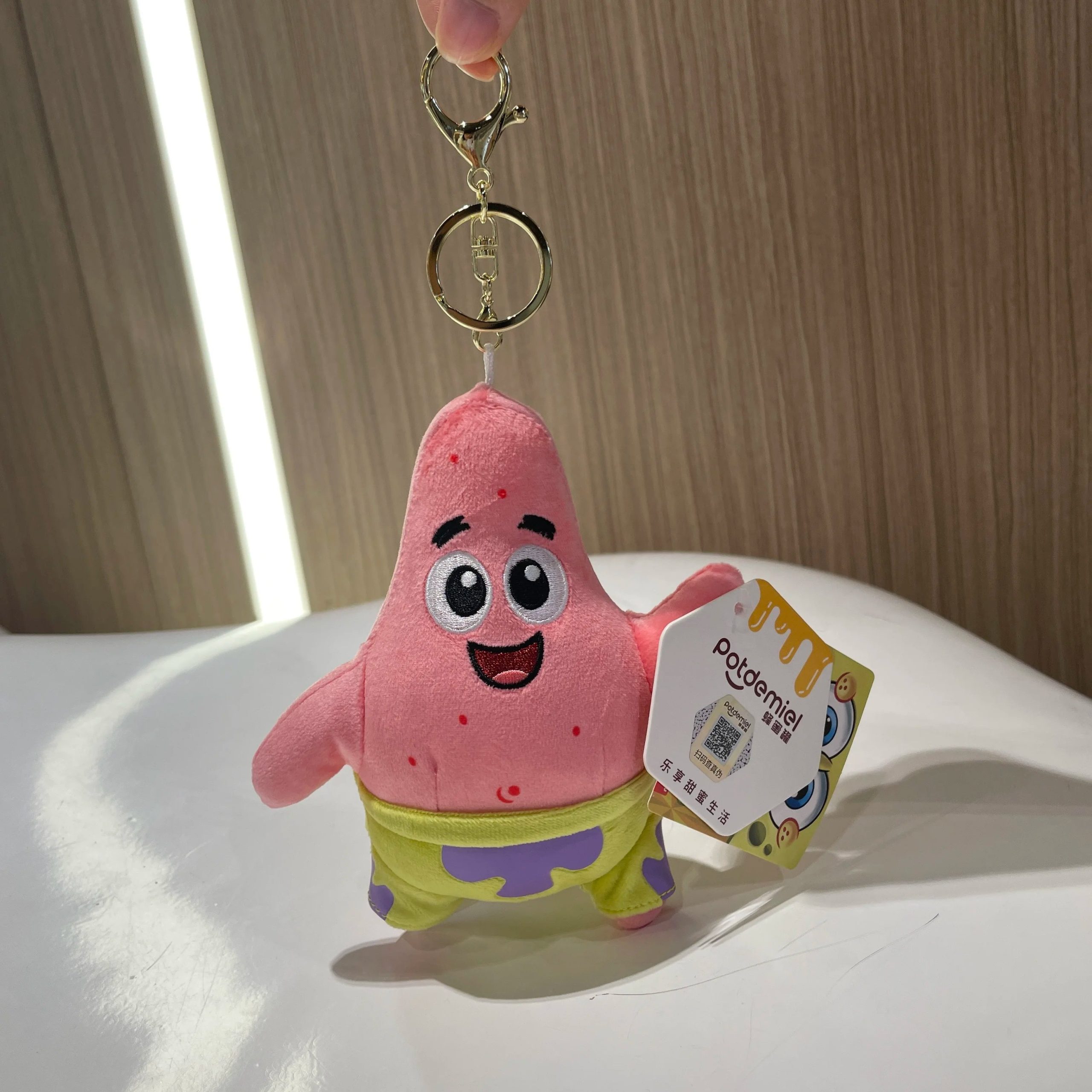 Genuine SpongeBob SquarePants Plush Keychain Set - Image 6