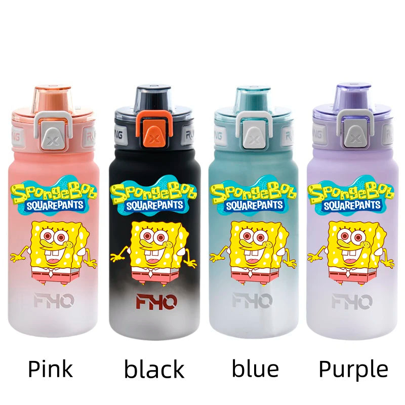 750ml SpongeBob Patrick Star Fitness Sports Water Bottle - Image 13