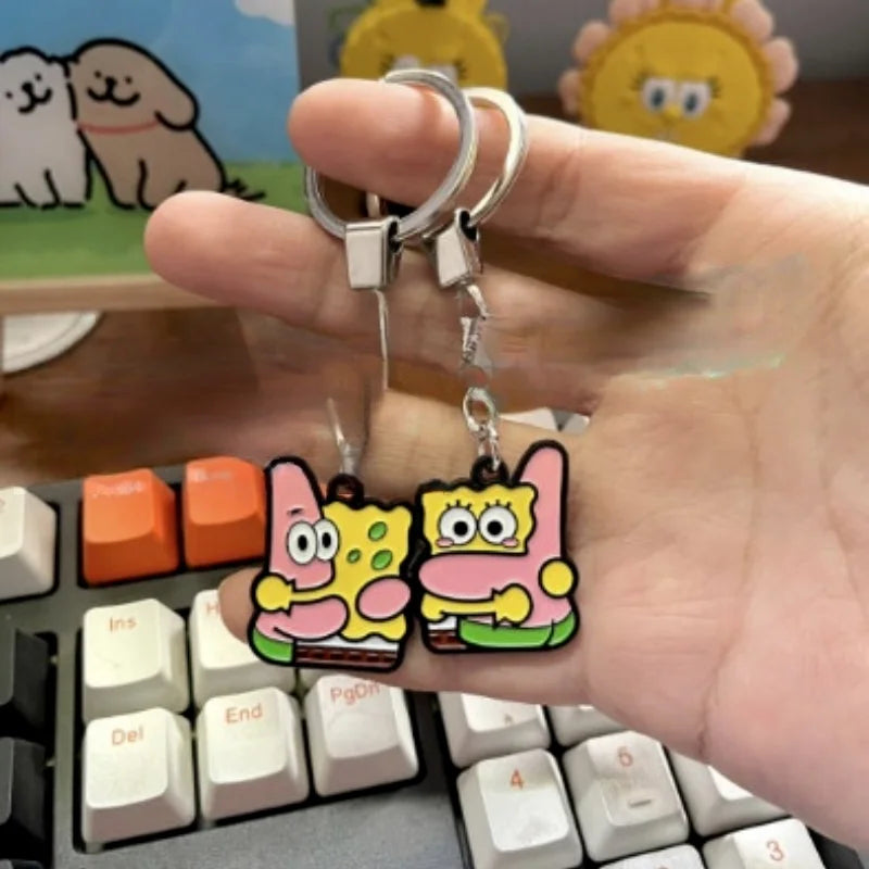 SpongeBob Patrick Star Couple Keychain - Image 3