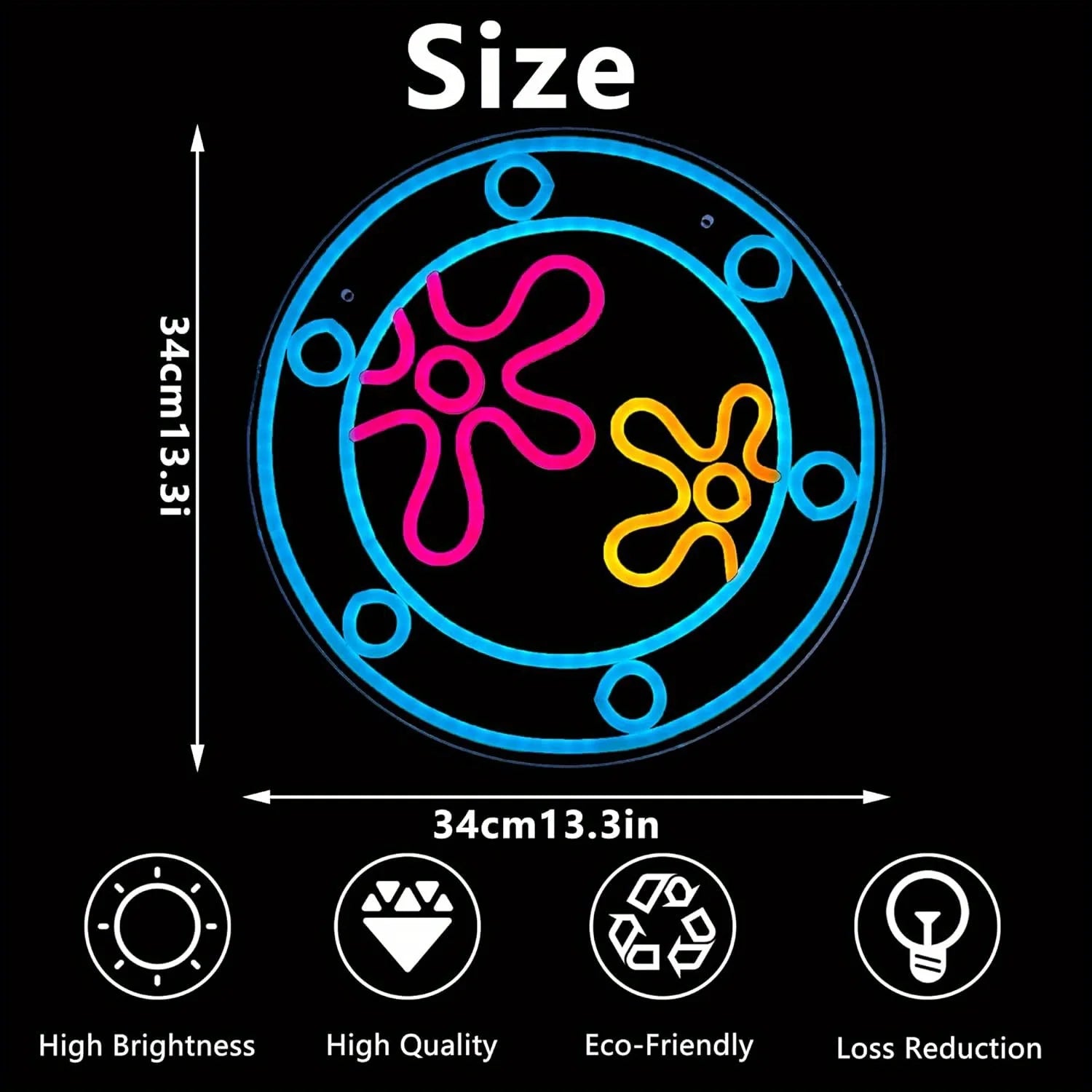 Ocean World Porthole Neon Light Sign - Image 3