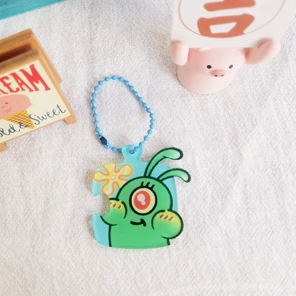 Cartoon SpongeBob Figures Keychain - Image 10